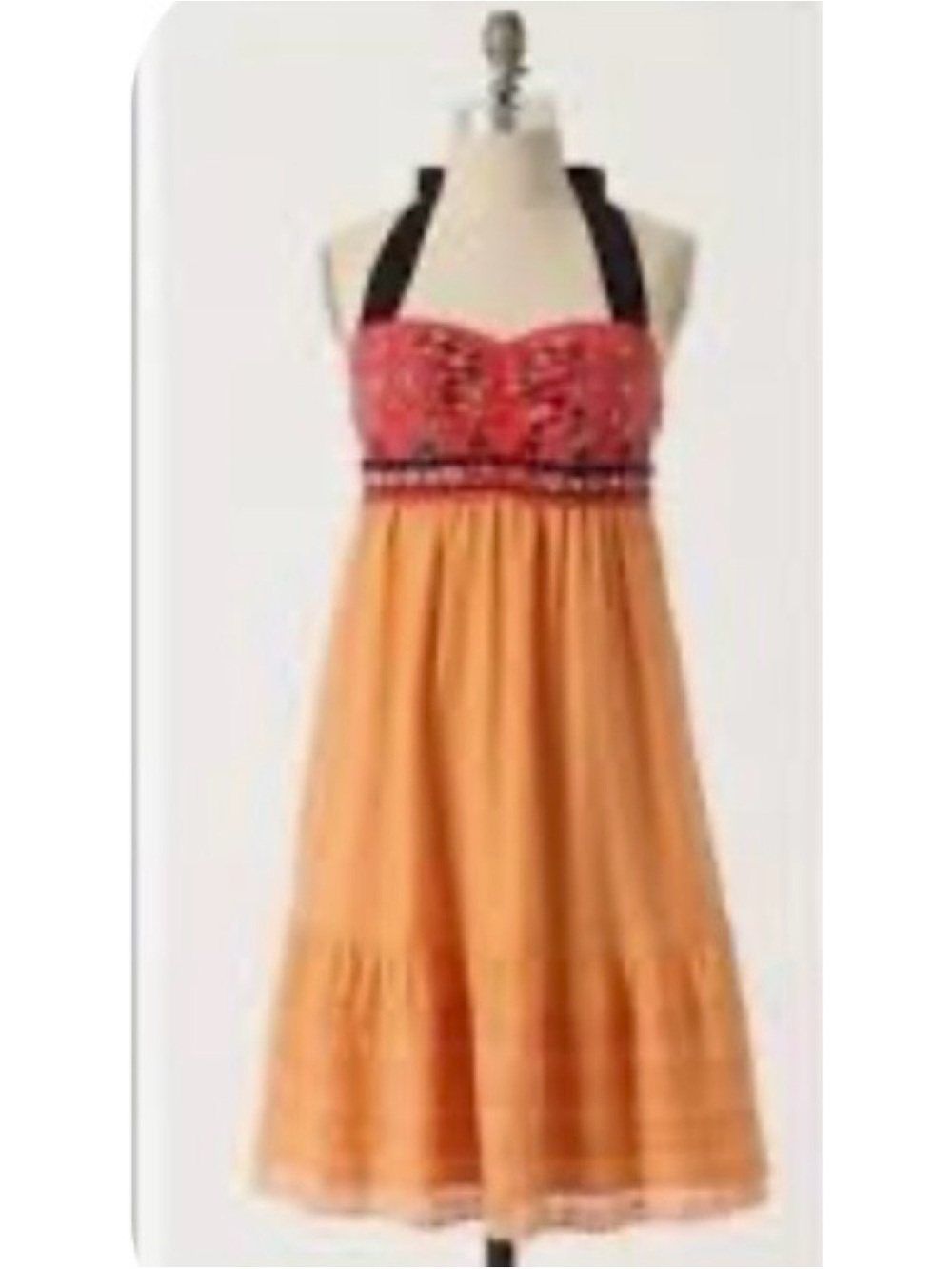 Anthropologie Fall Women’s  Serrano Zehavale Boho Embellished Dress Size: 8